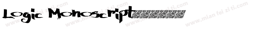 Logic Monoscript字体转换